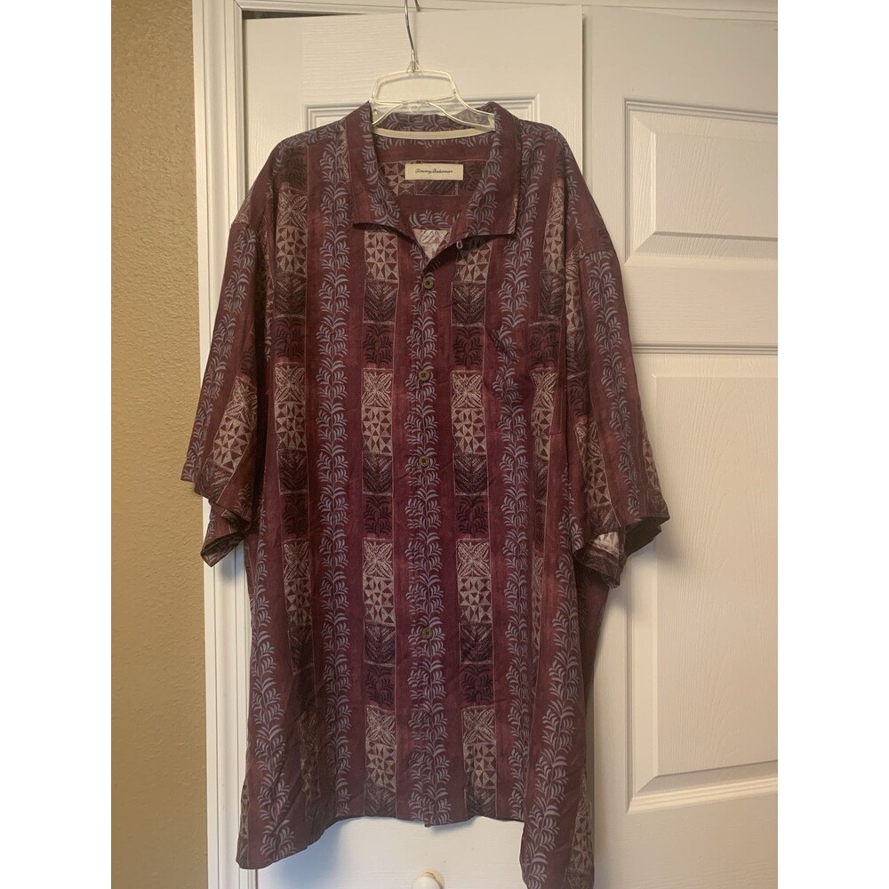 Tommy Bahama Men’s 100% Silk Size 3XB Big Hawaiian Shirt NWOT